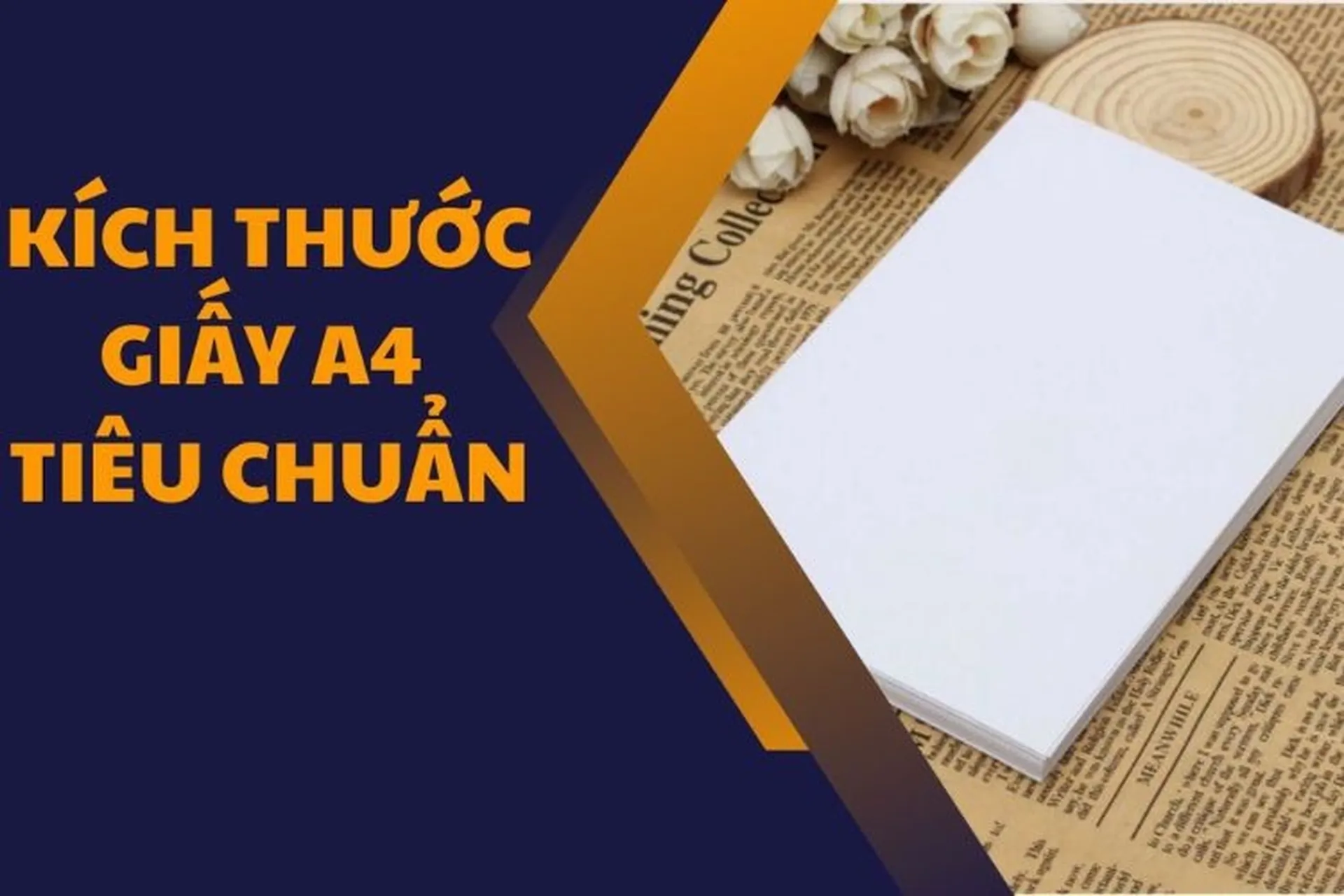 Kích thước giấy A4 ngang